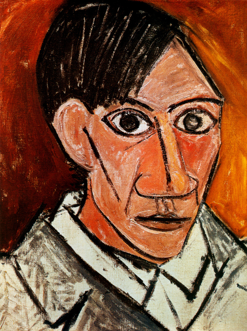 Autoportrait A La Meche 1907 Pablo Picasso Biographie Peintre Analyse Histoire De L Art