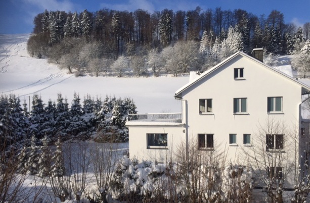Het huis in de winter