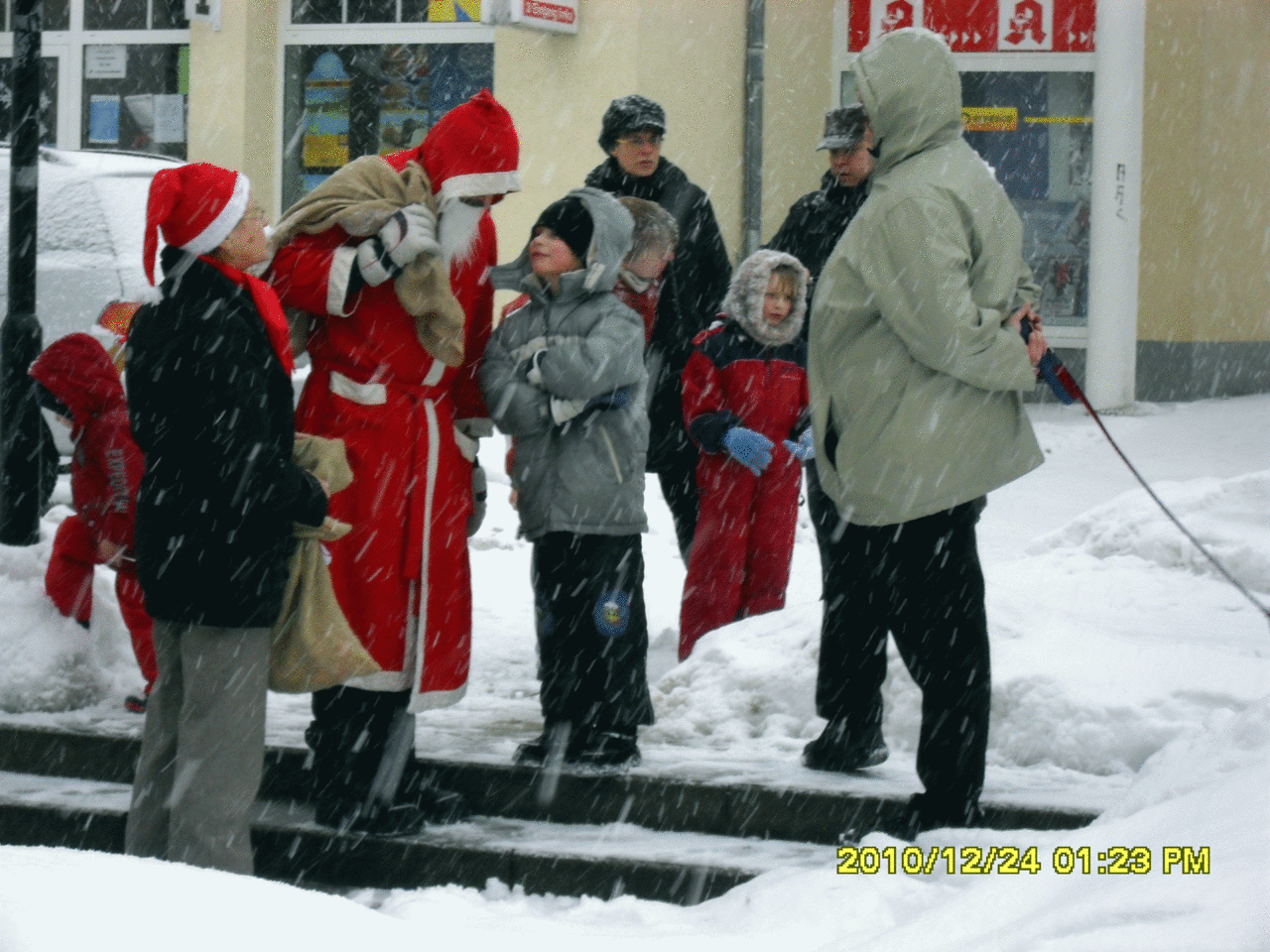Wünschendorf Elster Weihnachtsmann Poststraße