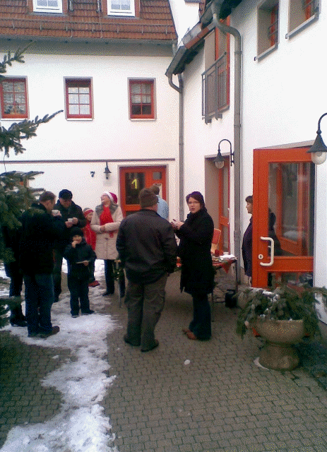 Wünschendorf Elster Weihnachtsmann Poststraße