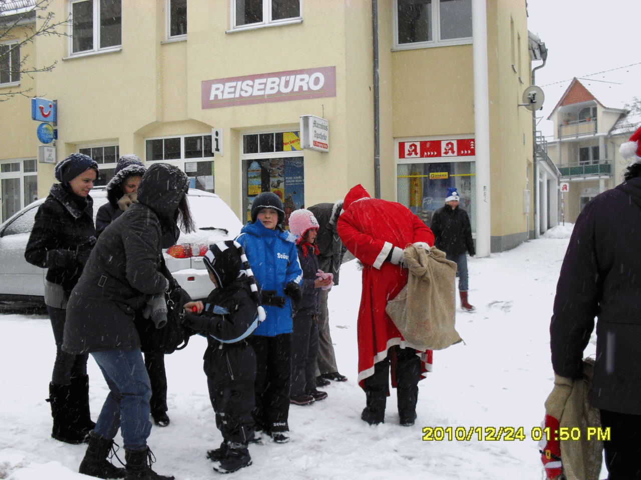 Wünschendorf Elster Weihnachtsmann Poststraße