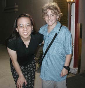 June 2003, Salt Lake,  Justen Steinagle with Leanna. Credit: Leanna?