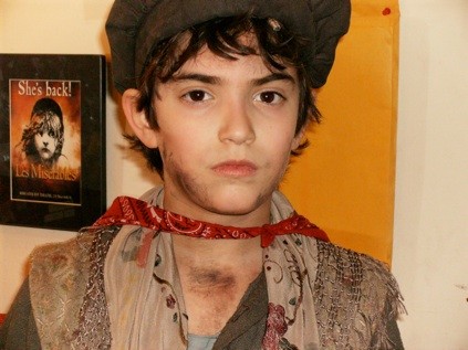 Zach Rand as Gavroche, who joined the cast later on.