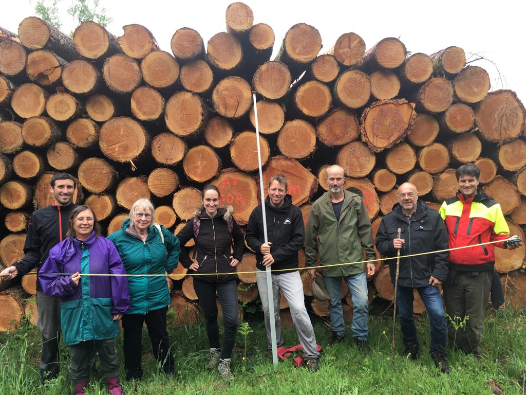 La première session de formation Avenir Forêt a eu lieu à Eyrein du 9 au 13 mai 2022