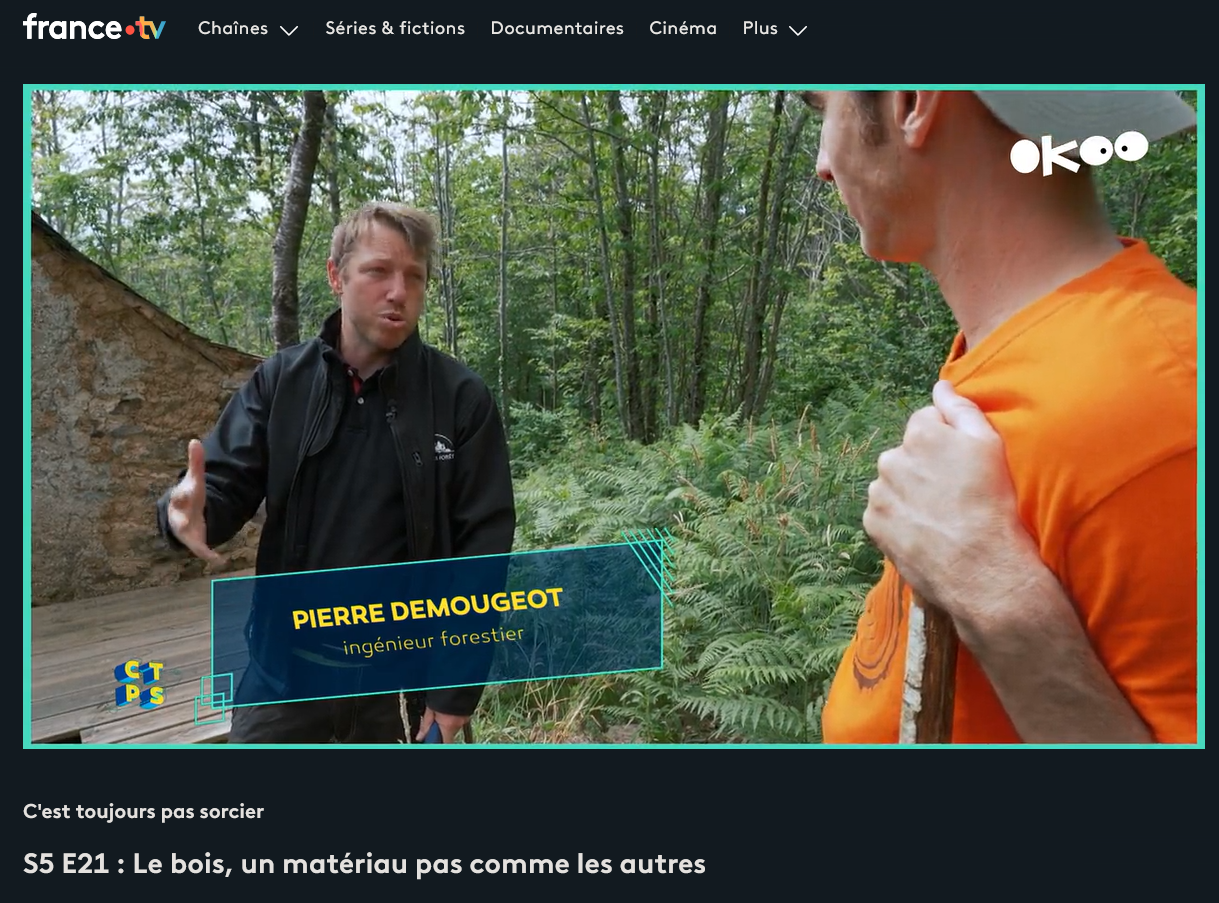 Avenir Forêt participe à un épisode de "C pas Sorcier".