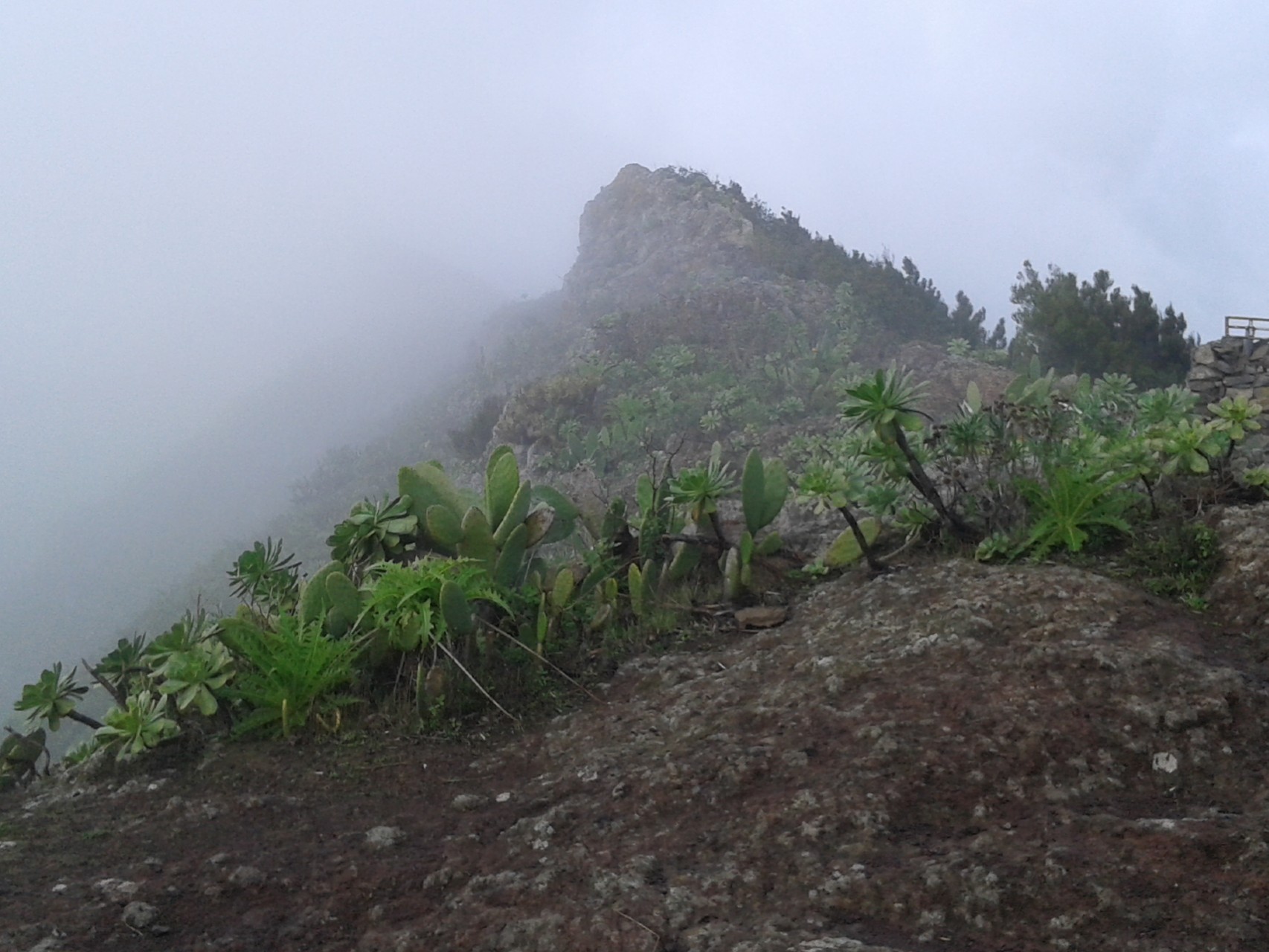 clouds passing over the mountains, Teno.  Tenerife