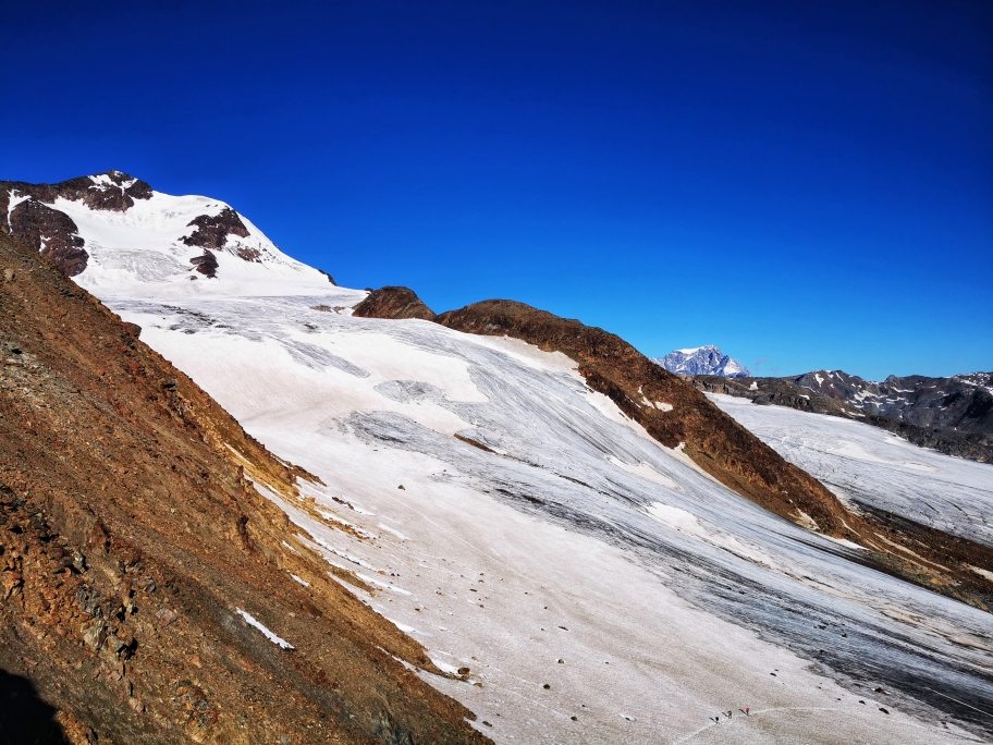 Blick zurück auf den Gletscher