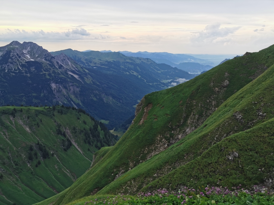 Morgens am Waltenberger Haus