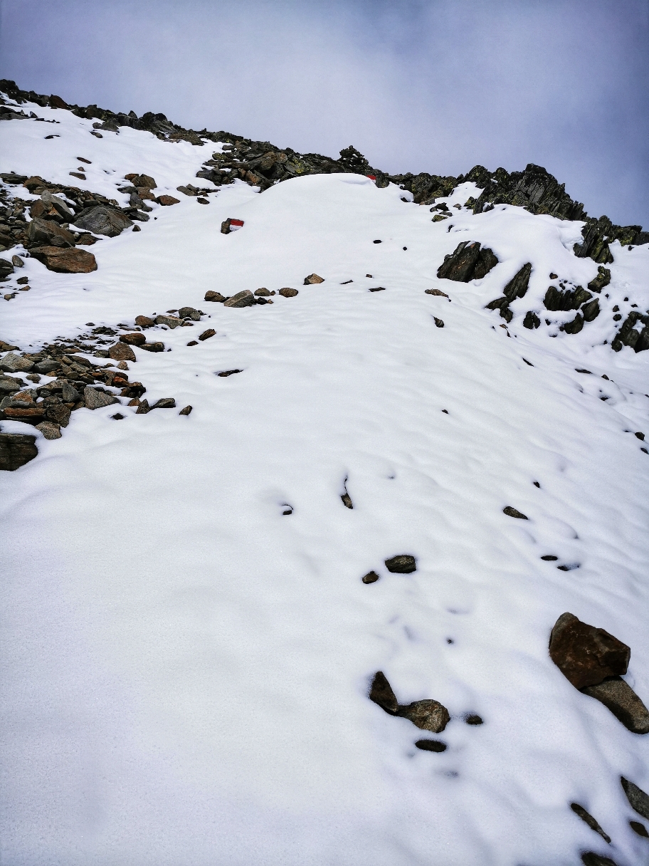 Teilweise liegt doch noch einiges an Schnee