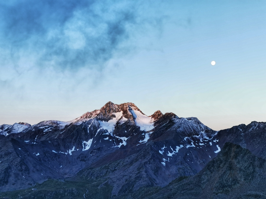 Morgens 6.00 Uhr am Rifugio Bellavista