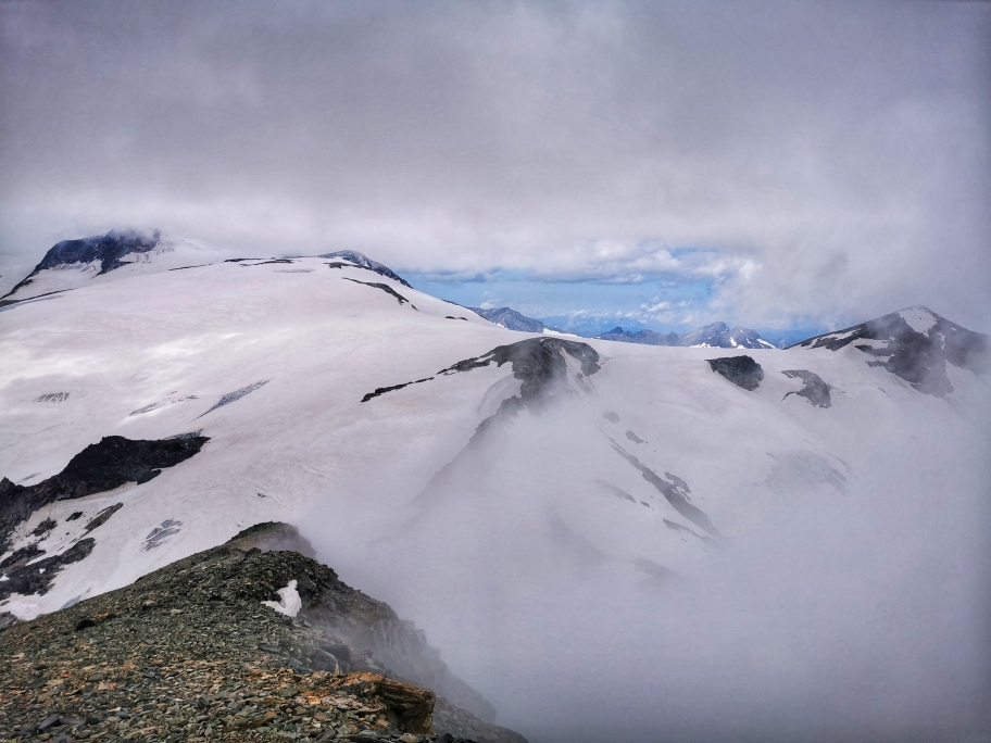 Gletscher soweit das Auge reicht