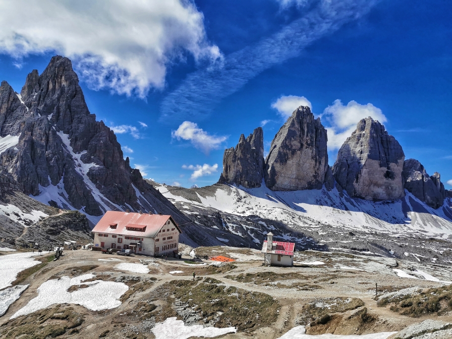 3 Zinnen mit Dreizinnenhütte