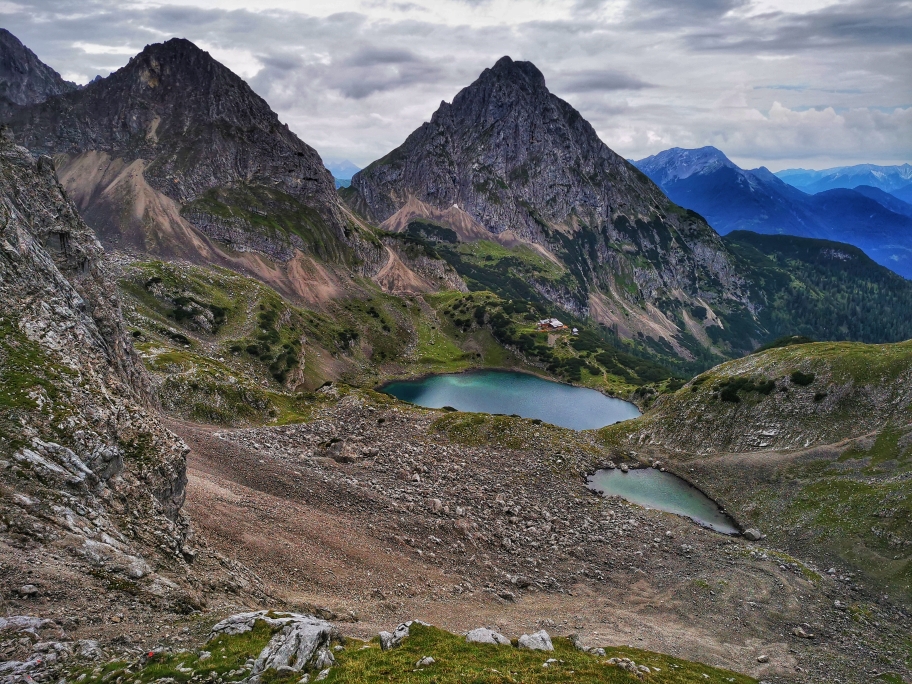 Blick zurück zur Hütte