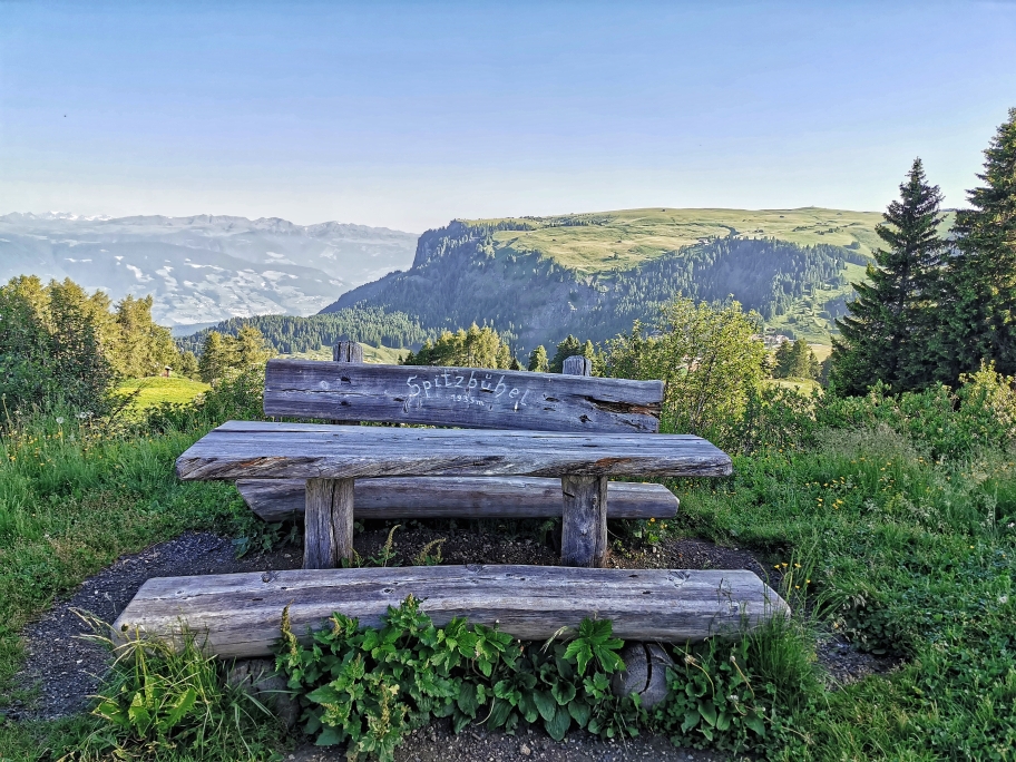 Ein erster Rastplatz auf der Seiser Alm