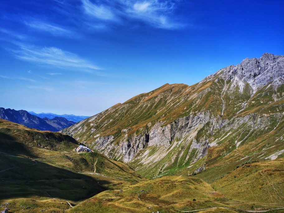 Die Kemptner Hütte ist bald erreicht