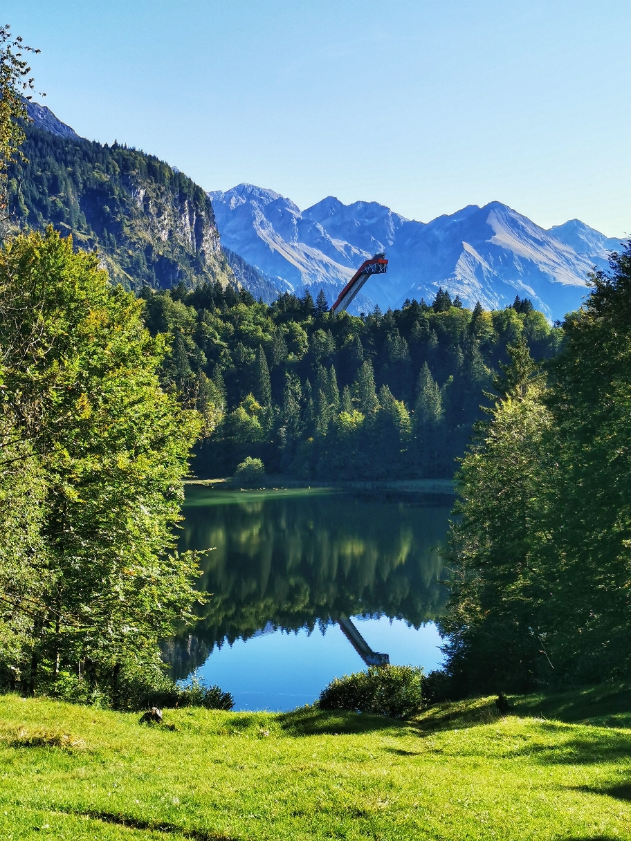 Morgens am Freibergsee