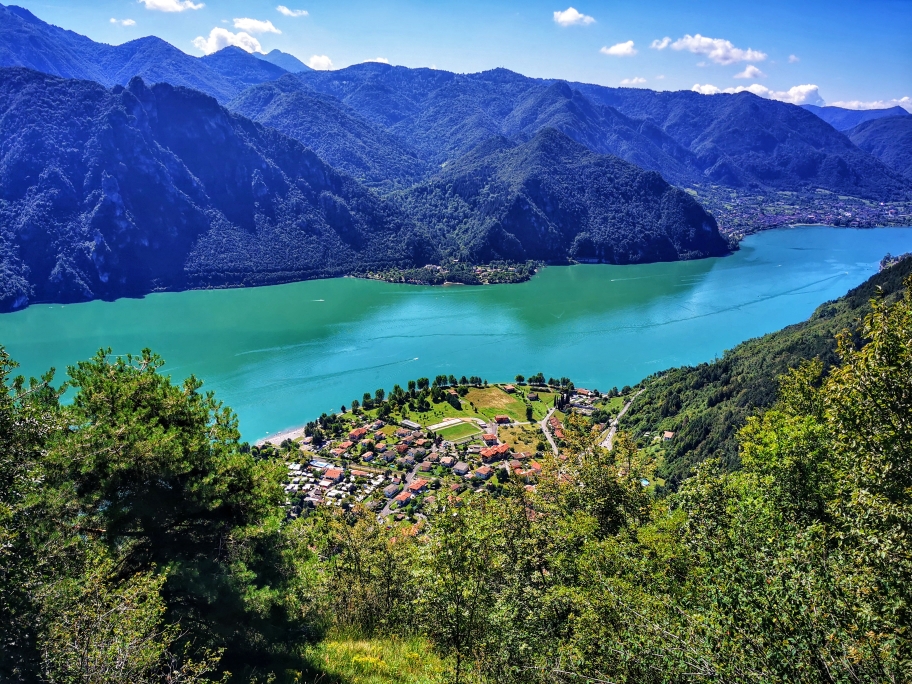 Blick auf Anfo und den Lago d'Idro