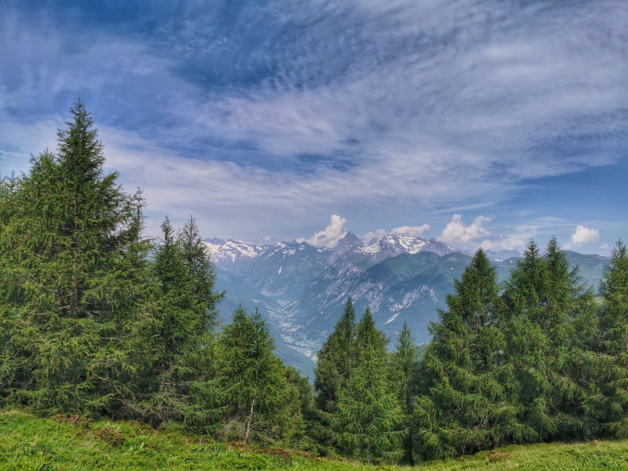 Schöne Aussicht auf das Pflerschtal