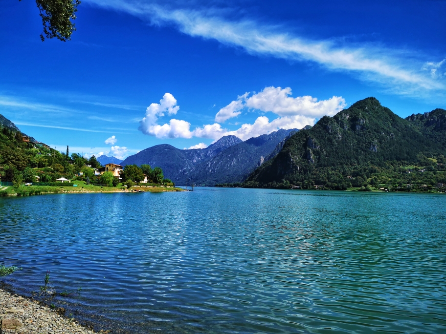Blick auf den Lago d'Idro in Idro
