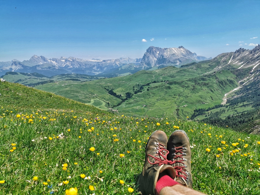 Perfektes Panorama, leider ist es nach wie vor recht diesig