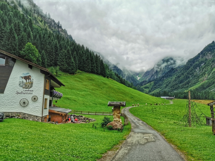 Unser Ziel für die Tour in Spielmannsau