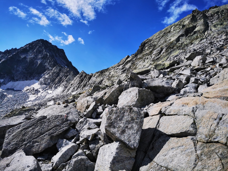 Noch ein weiter Weg bis zum Übergang an der Cima Plem