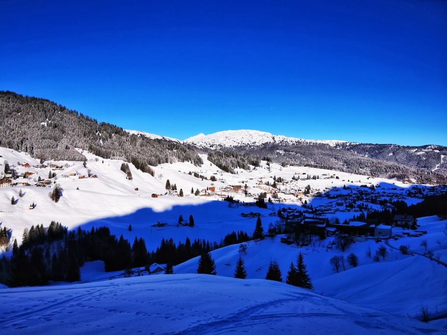 Oberhalb von Hirschegg