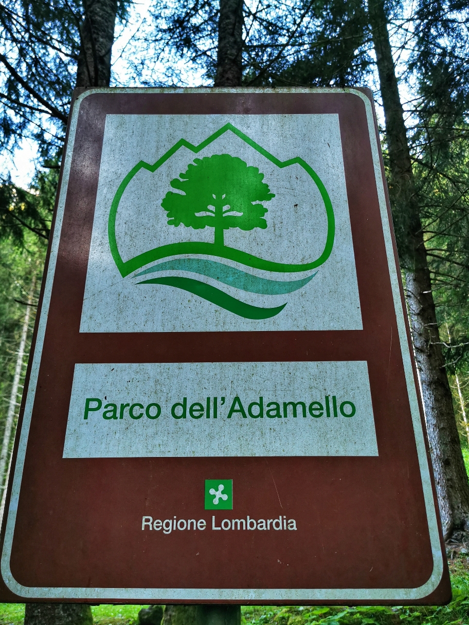 Hier beginnt offiziell der Parco dell' Adamello