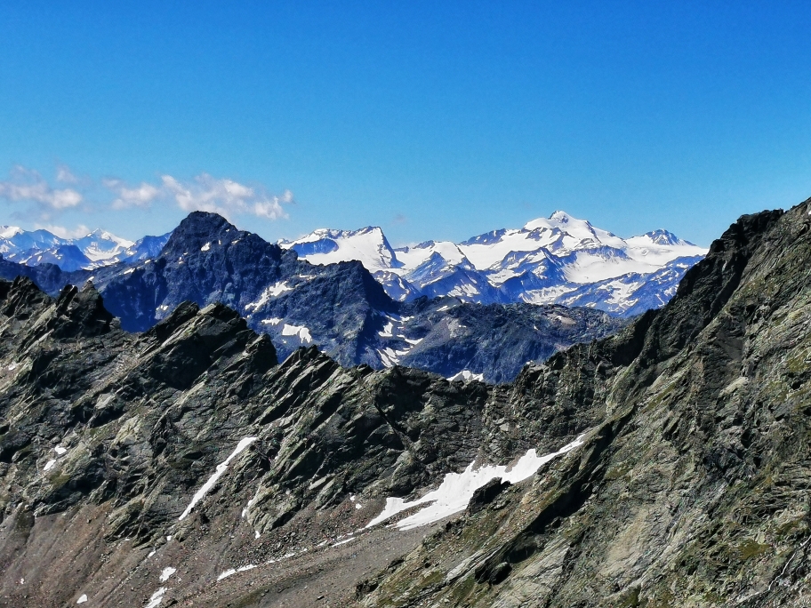 Die 3.000er der Ötztaler Alpen liegen jetzt vor mir