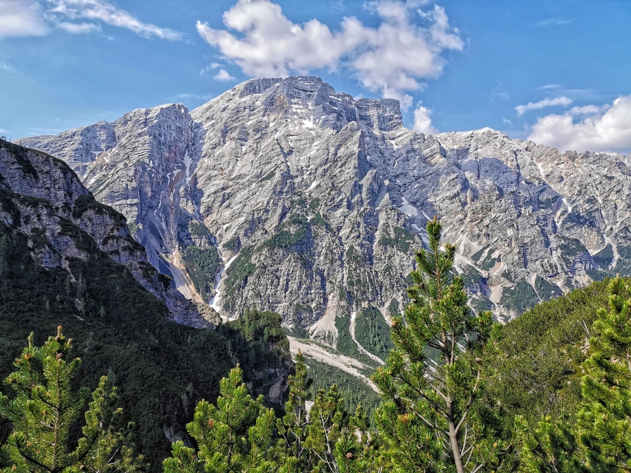 Ein letzter Blick auf den benachbarten Seekofel