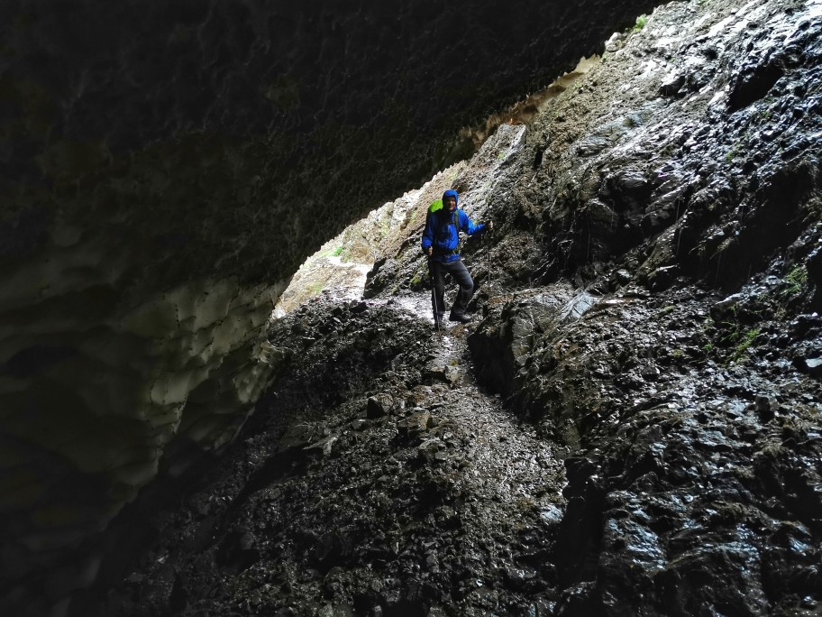 In der "Schneehöhle"