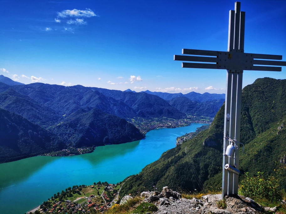 Am Monte Censo liegt mir der Lago d'Idro zu Füßen