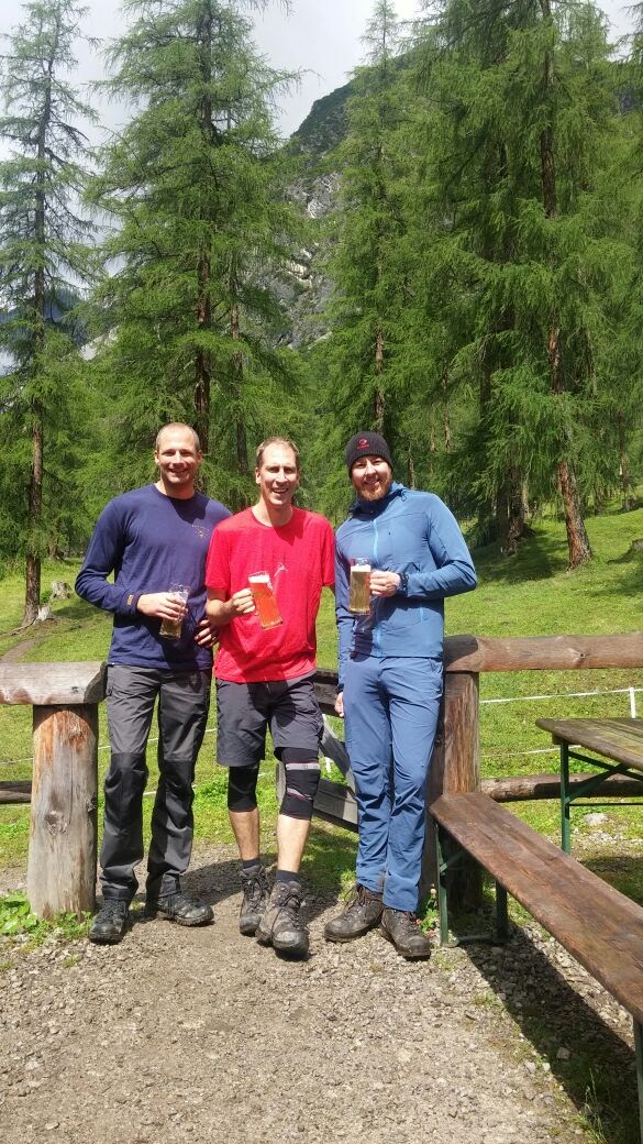 Kurze Rast in der Sonne