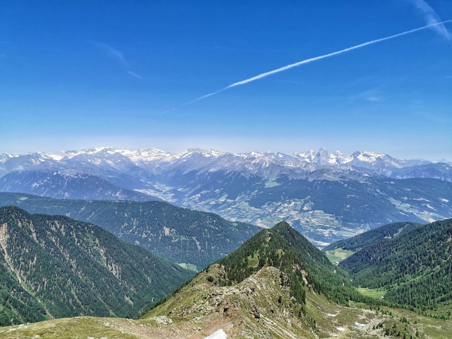 Tolles Panorama am Gipfel