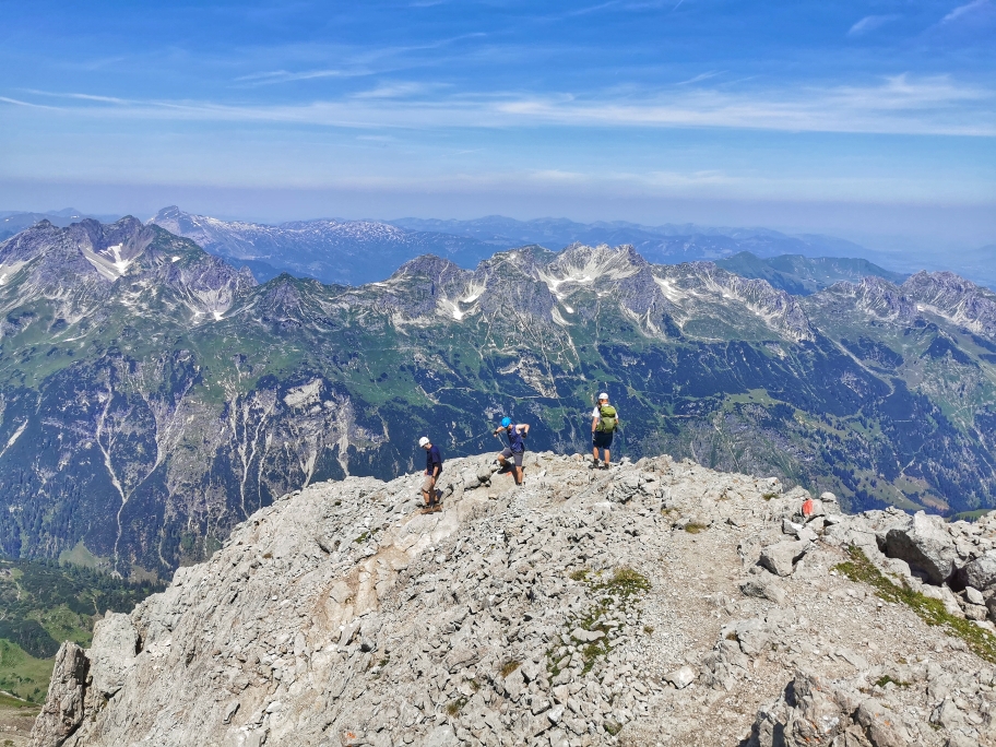 Wir starten wieder ins Tal