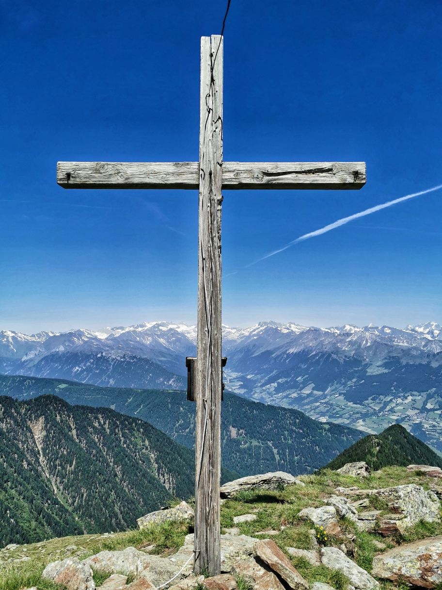 Am Gipfel des Hühnerspiel auf 2.357m