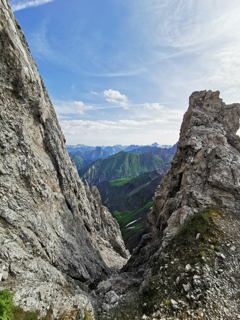 Am Fuß der Mädelegabel