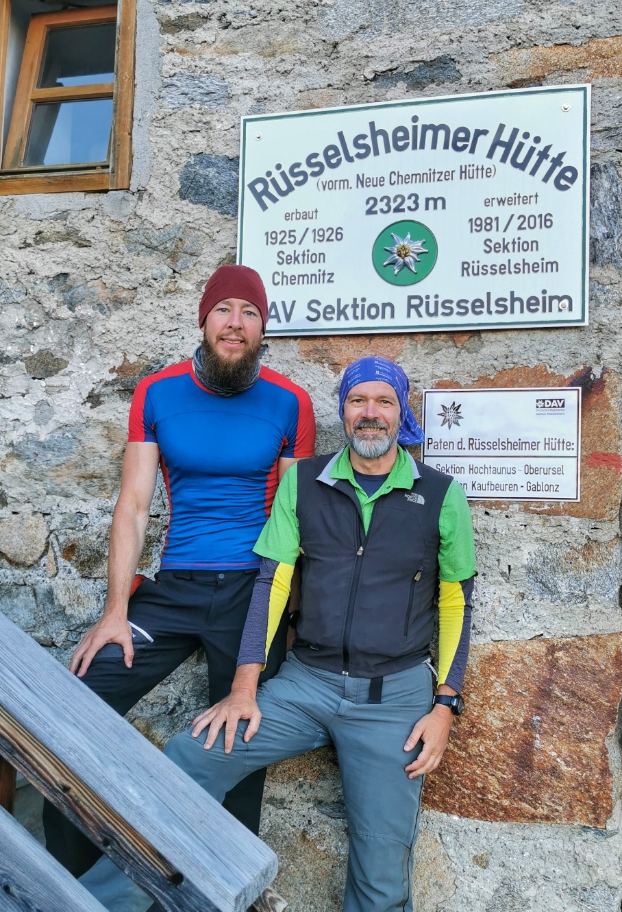 Mit Michael an der Rüsselsheimer Hütte