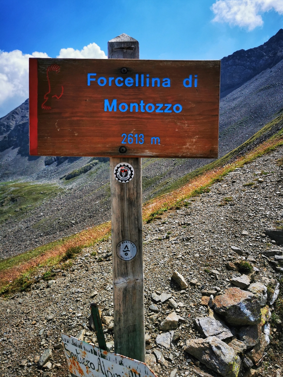 An der Forcellina di Montozzo auf 2.613m