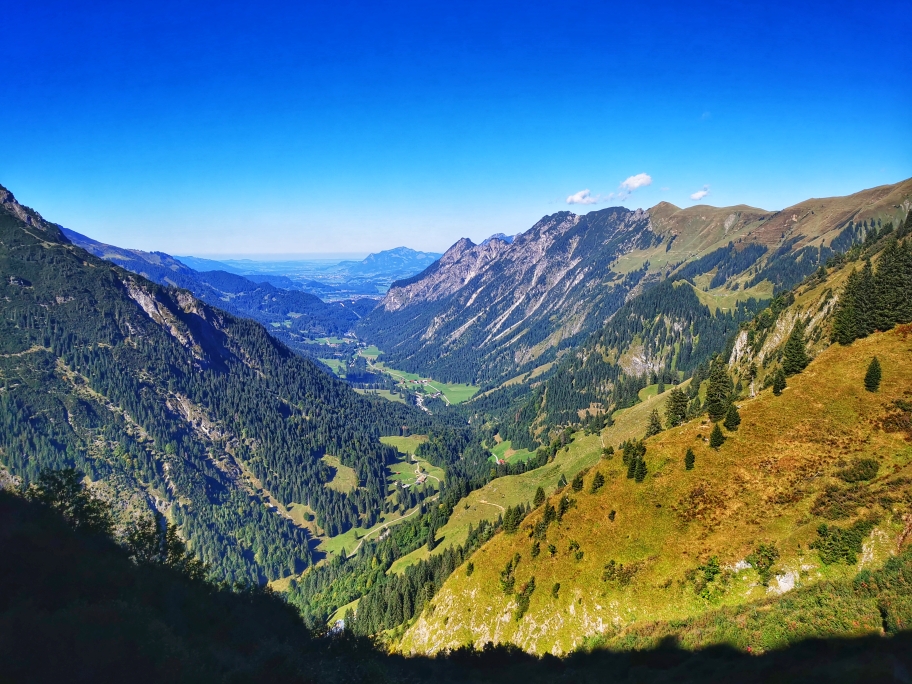 Herrlicher Blick ins Stillachtal