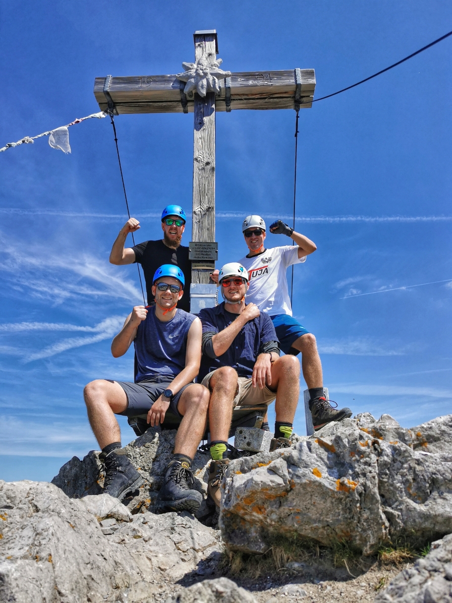 Am Gipfel des Biberkopf 2.599m