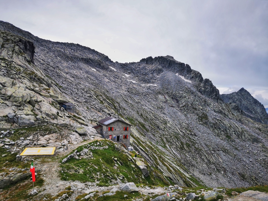 Das Rifugio Maria é Franco in spektakulärer Lage