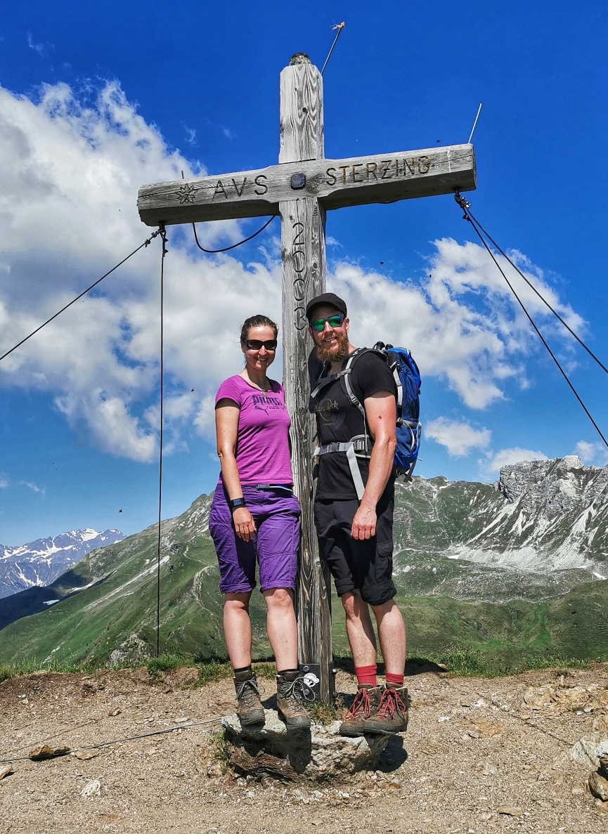 Am Gipfel des Rosskopf auf 2.189m