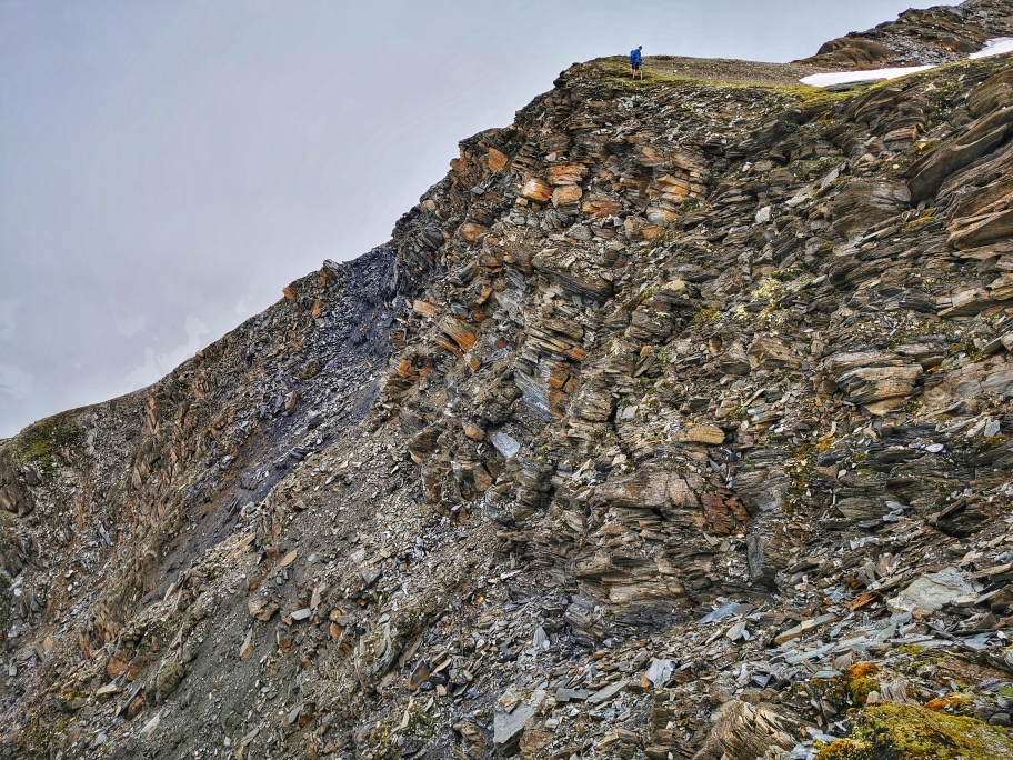Abstieg von der Kreuzspitze