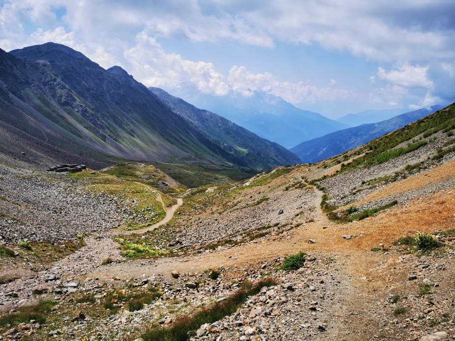 Abstieg zum Rifugio Angelino Bozzi