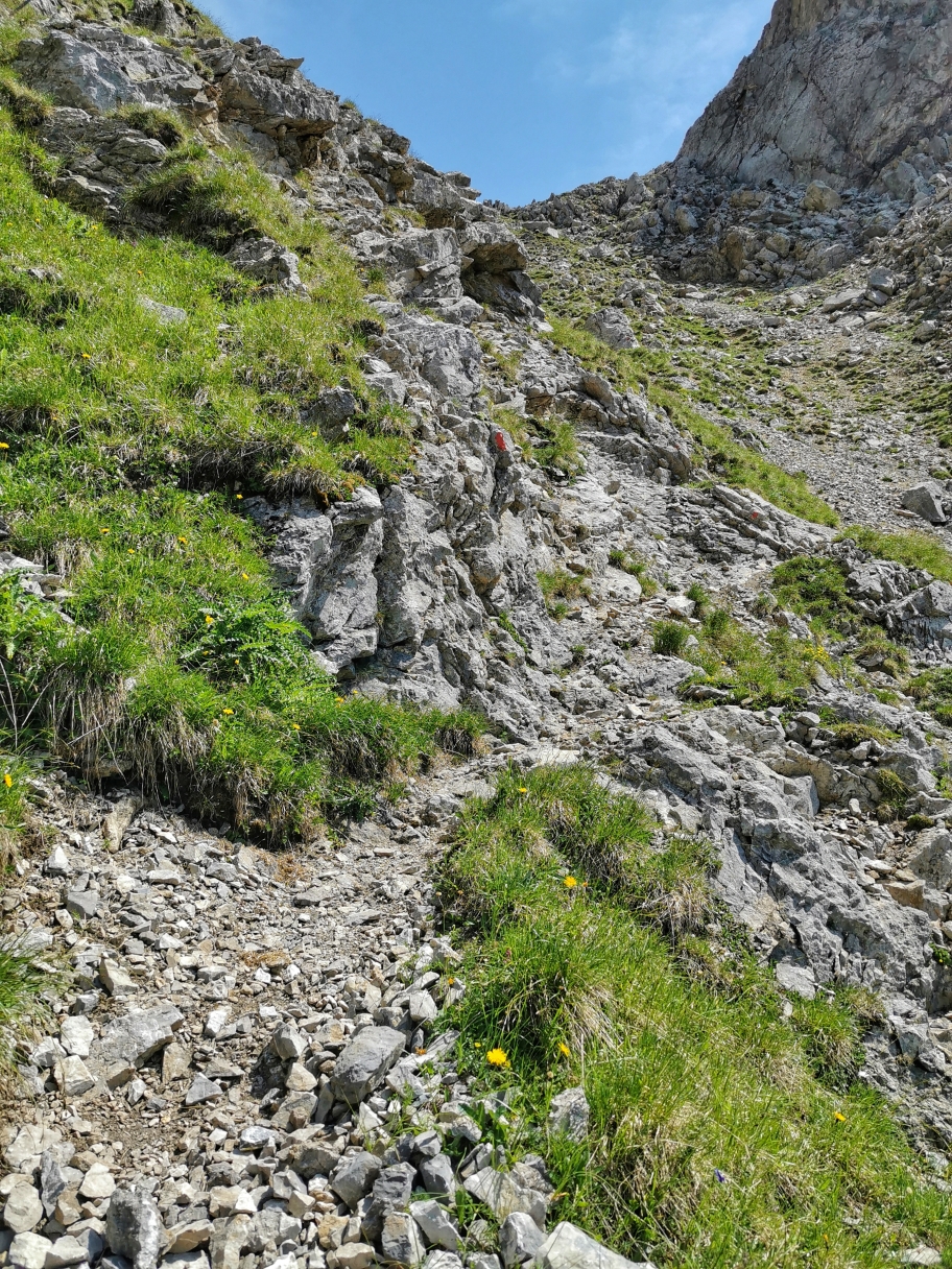 Ein letztes mal geht's hinauf