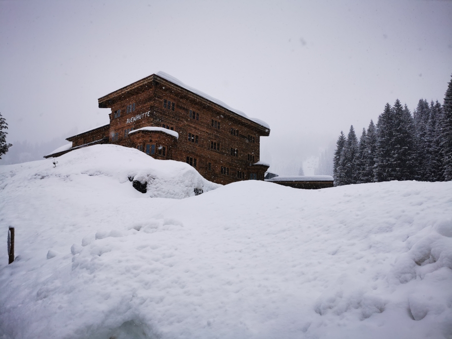 An der Auenhütte auf 1.300m