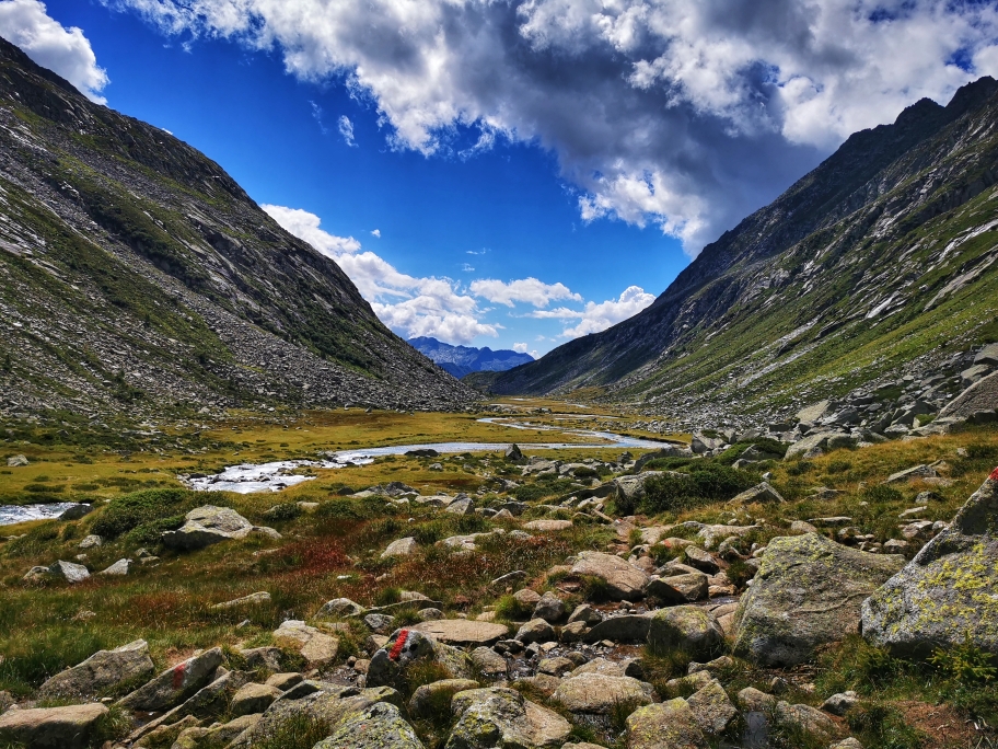 Wunderbarer Weg Richtung Rifugio Città di Lissone