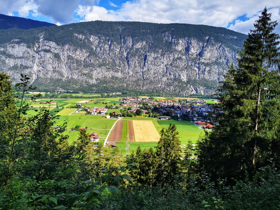 Blick zurück auf Silz