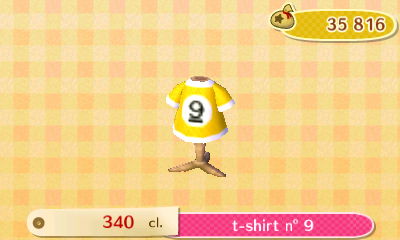 ACNL - style sport -haut - t-shirt n°9